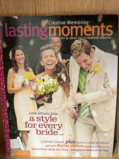 Lot of 4 Lasting Moments Magazine 2006/2008/2009/Feb/April/Jun