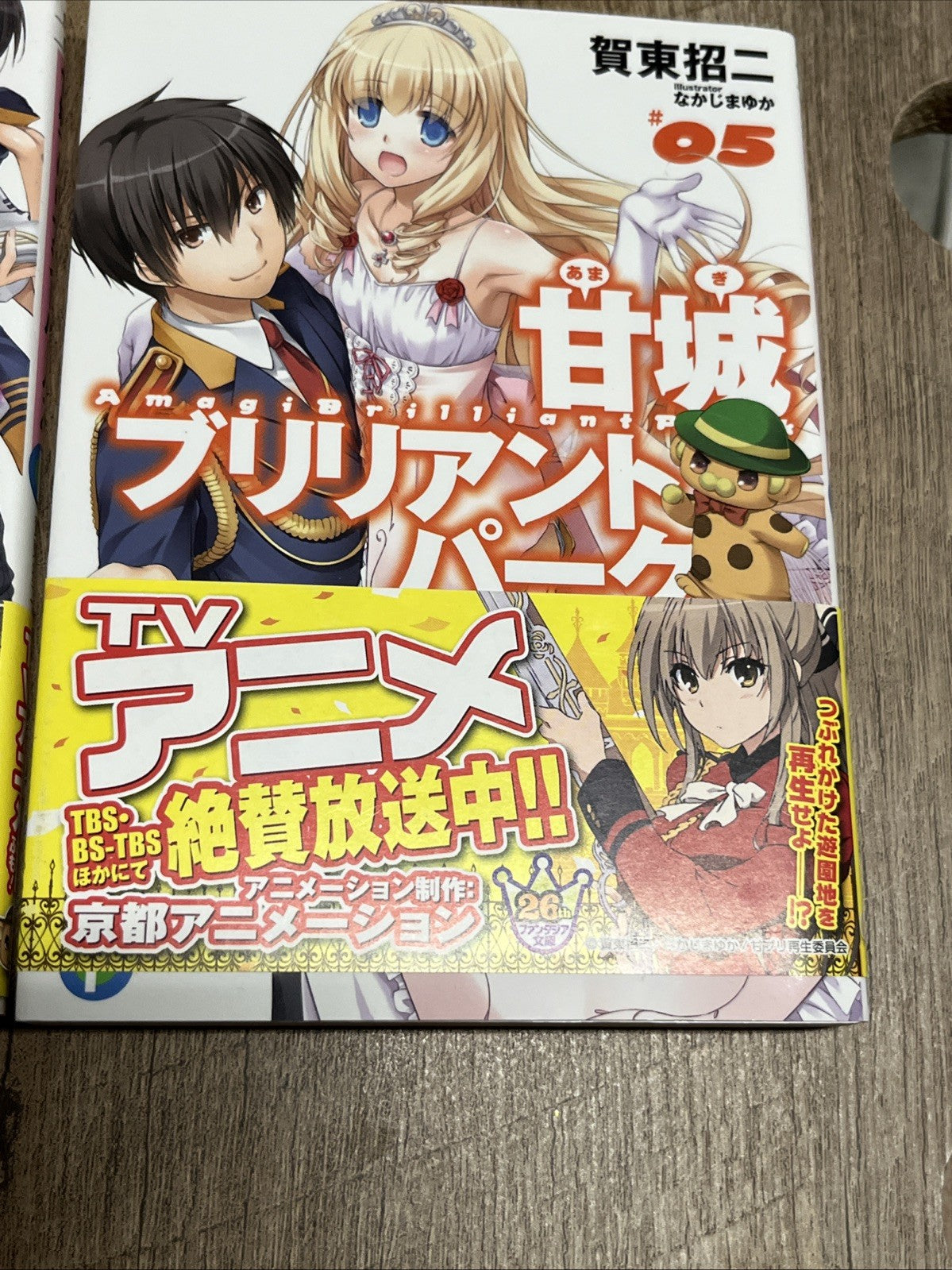 Amagi Brilliant Park Bunko Volumes 1-5 Set (Fujimi Fantasia Bunko) Shoji Gatoh