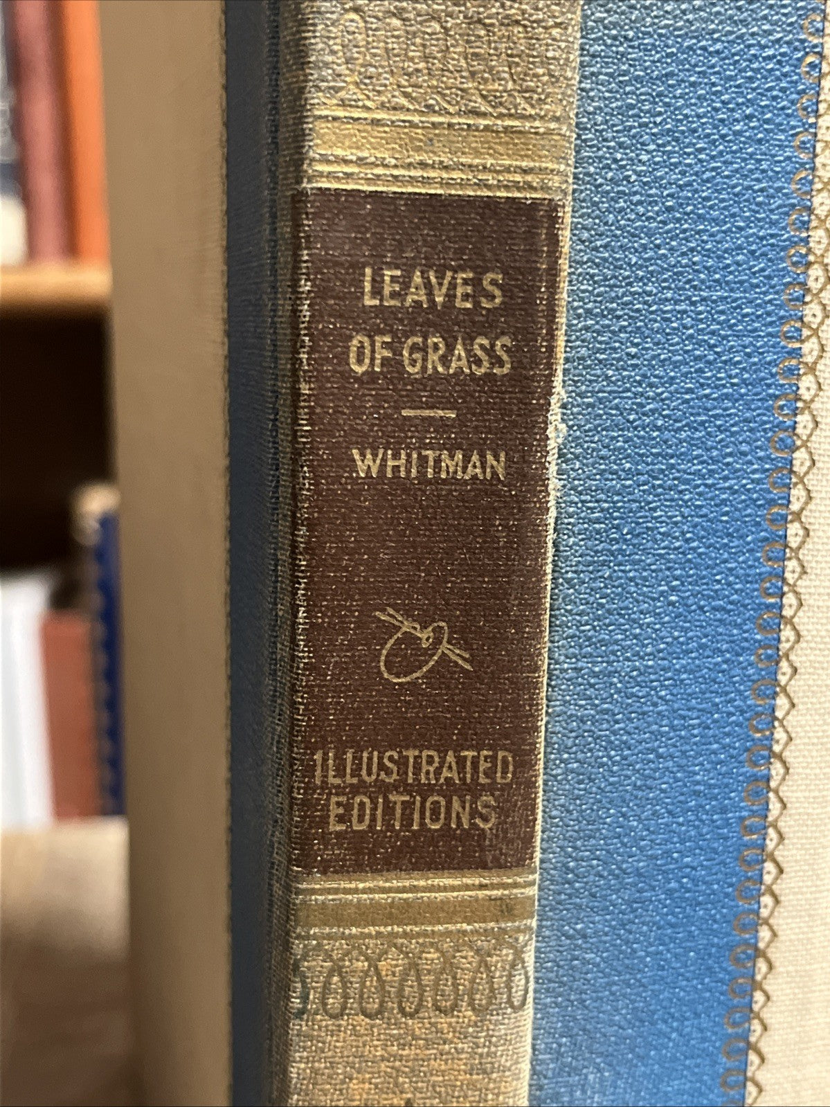 LEAVES OF GRASS Walt Whitman The World Publishing 1942 Vintage Vintage Book