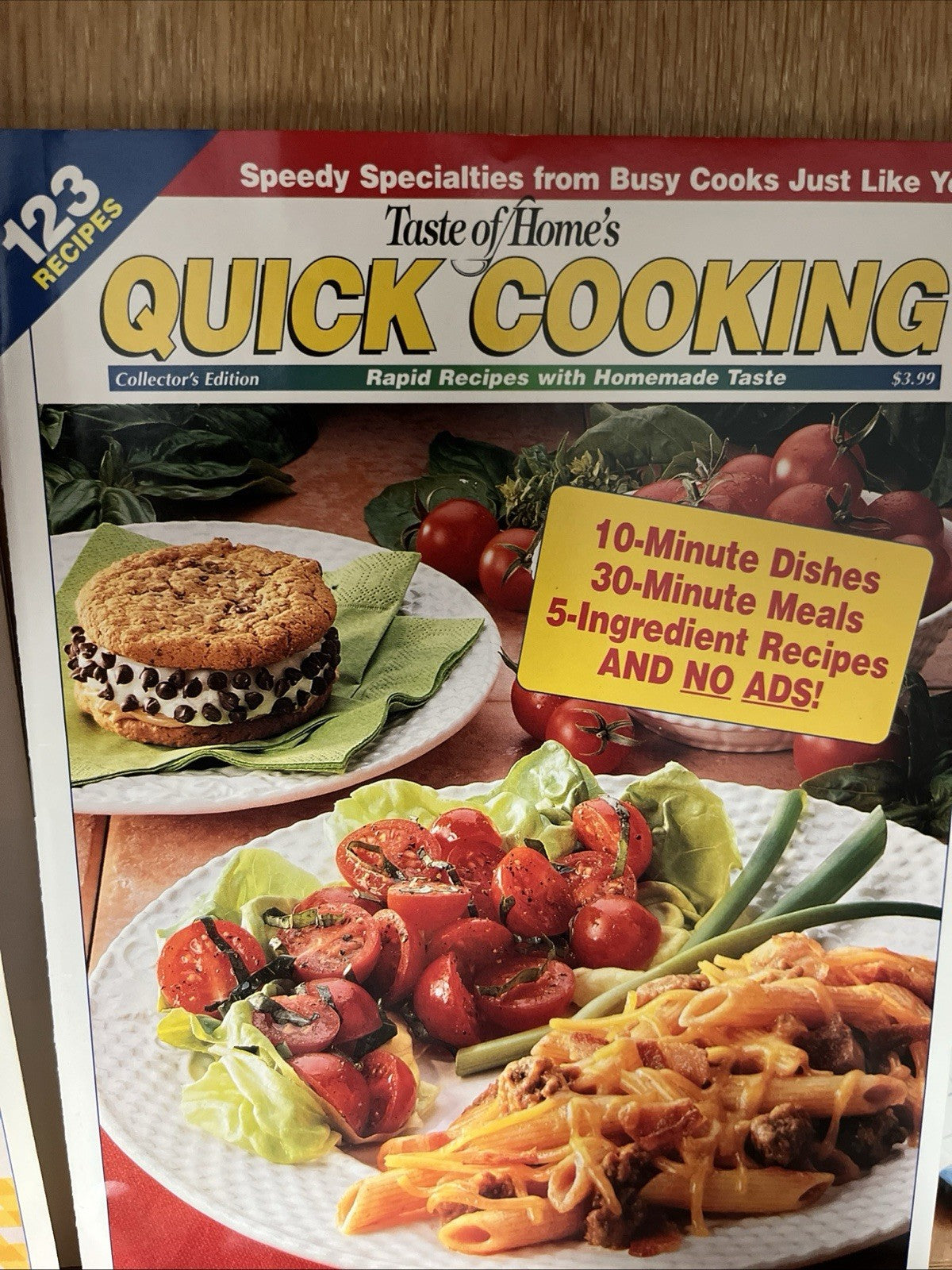 Lot of 4 Taste of Home Quick Cooking & Eating Well Magazine Back Issues