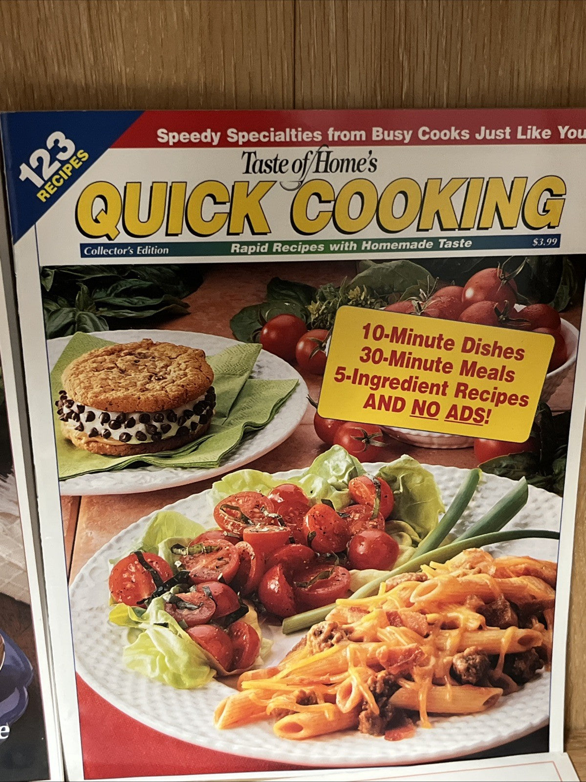 Lot of 4 Taste of Home Quick Cooking & Eating Well Magazine Back Issues