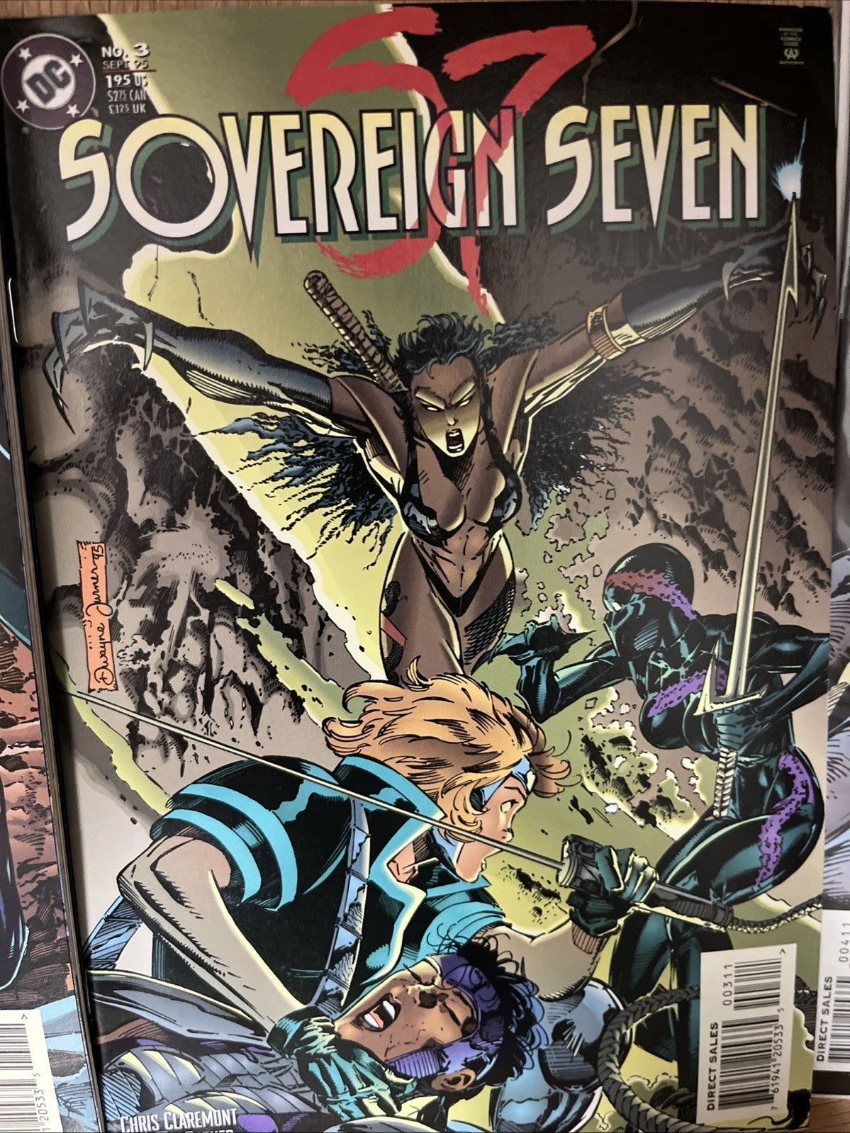 Sovereign Seven #1 #2 #3 #4 #5 #6 #7#8 #23 Lot of 9 Chris Claremont, DC 1995