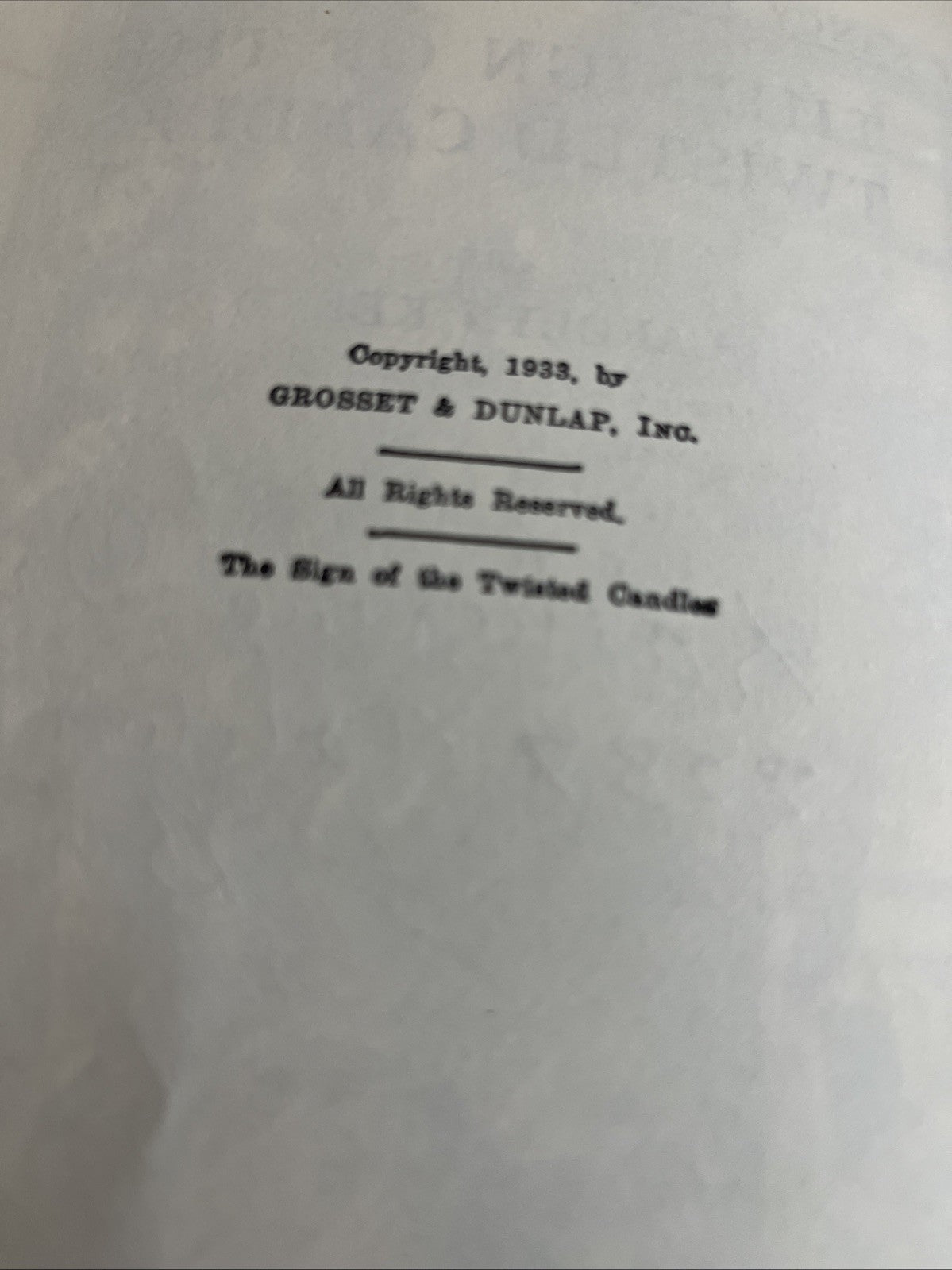 Vintage Nancy Drew The Sign of the Twisted Candles 1st Edition 1933 #9
