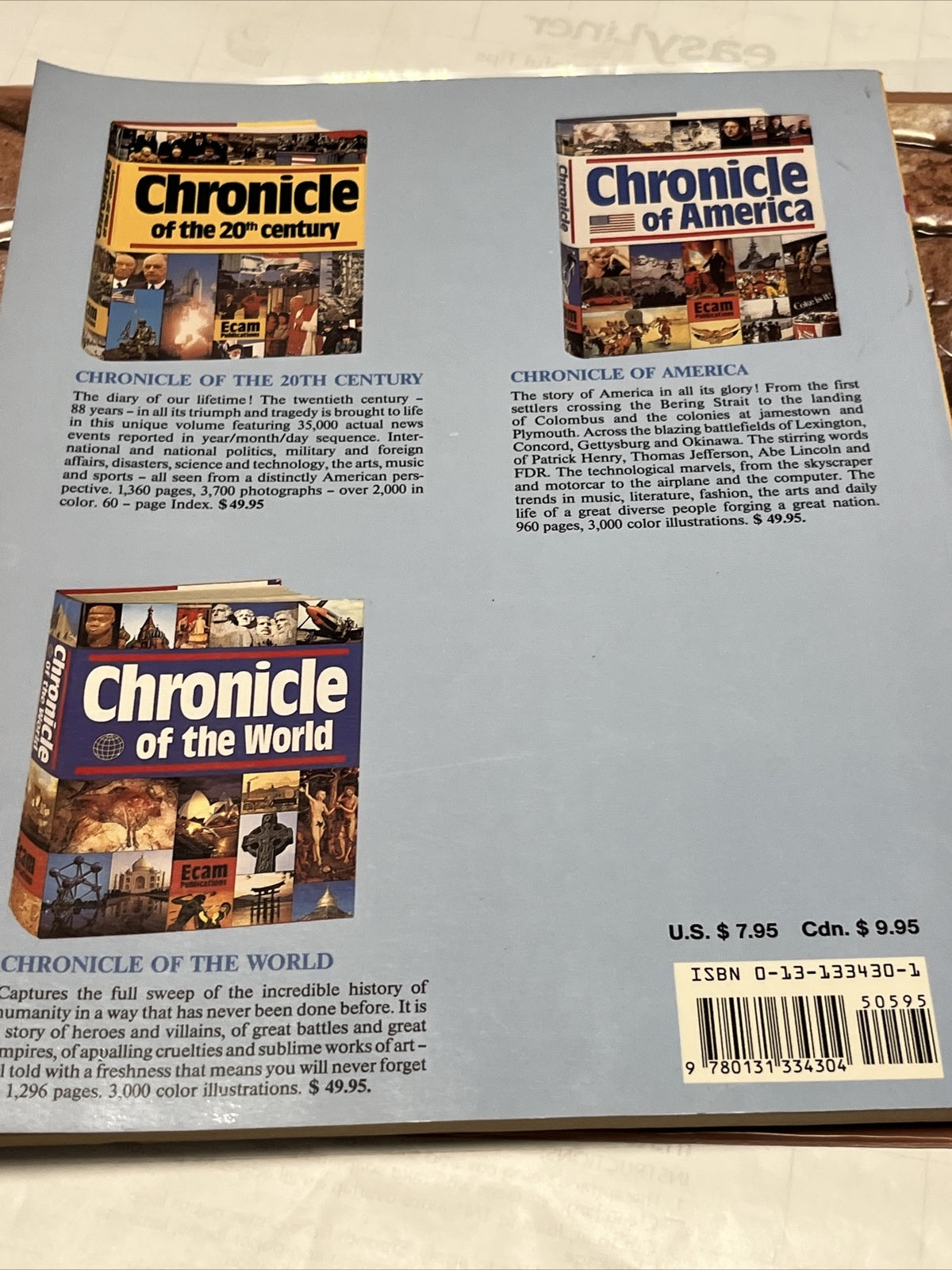 CHRONICLE OF THE YEAR 1989 Clifton Daniel