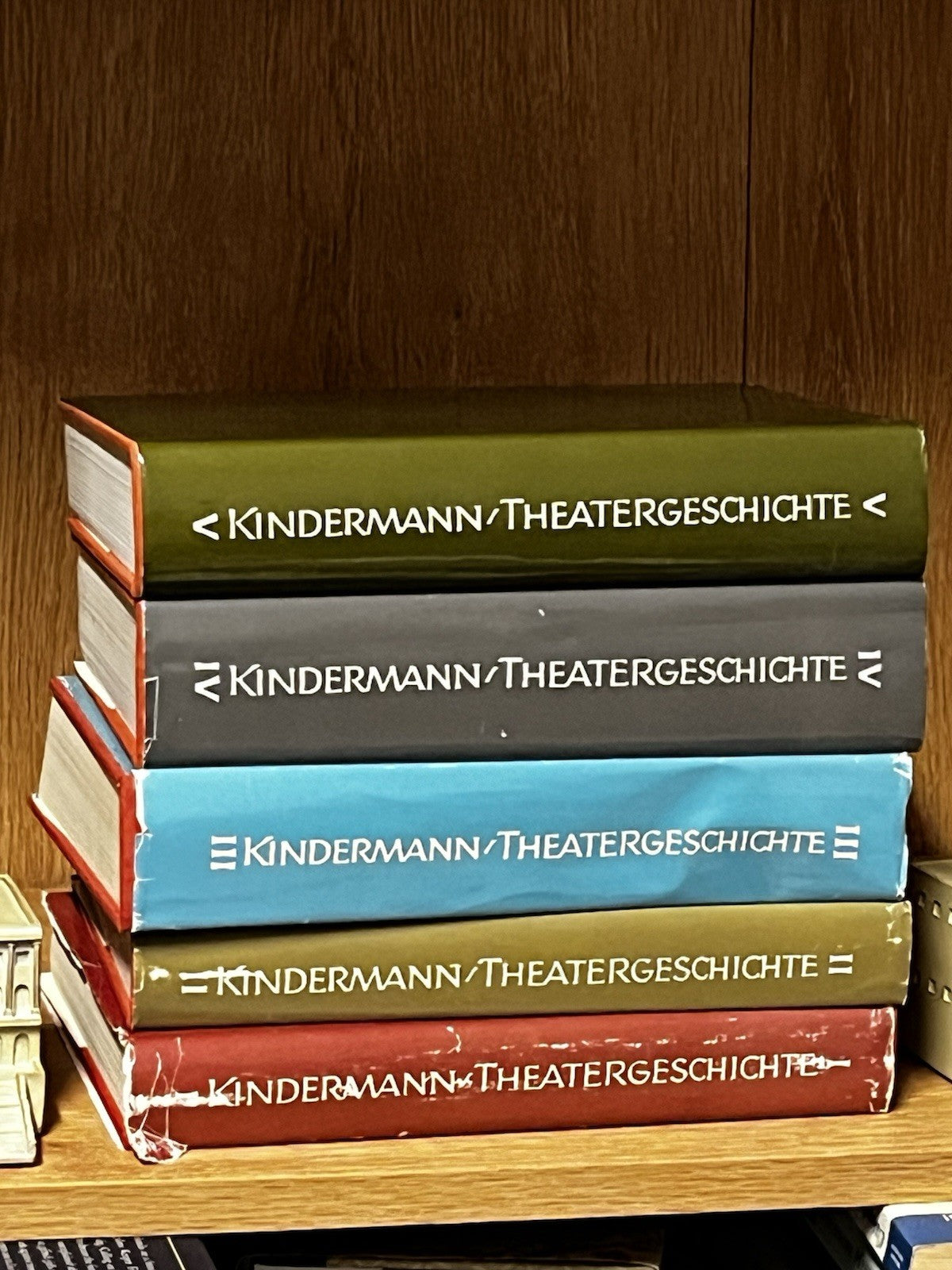Theatergeschichte Europas History of Theater Heinz Kindermann 5 Volume Set 1966