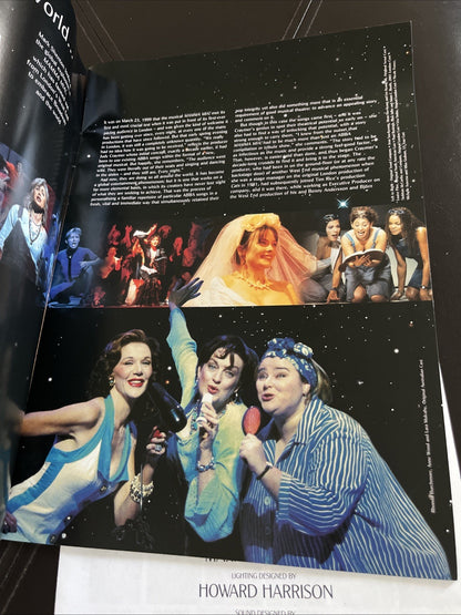Mama Mia Program With 2 Panel Insert ABBA Play Theatre