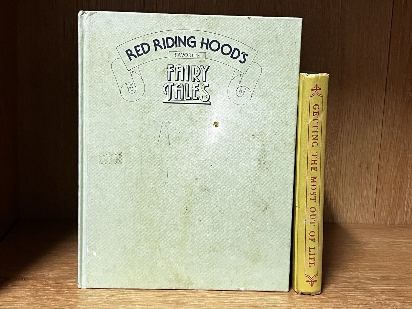 Red Riding Hood's Favorite Fairy Tales & Getting The Most Out Of Life Lot of 2