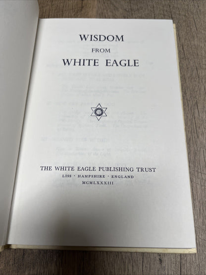 White Eagle Teachings Book 5 Pc The Way Of The Sun,Morning Light, Sunrise