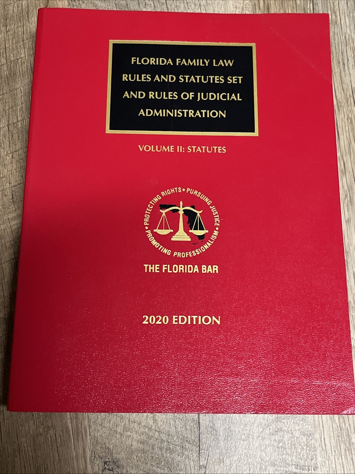 Florida Family Law Rules Statues Set And Rules of Judicial Administration Vol. 2