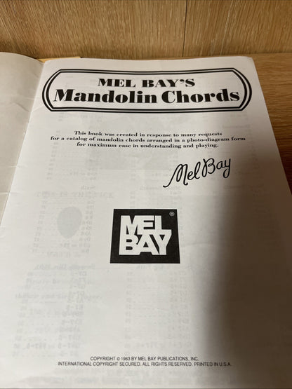 Mel Bay's Mandolin Chords & Electric Bass Method-1