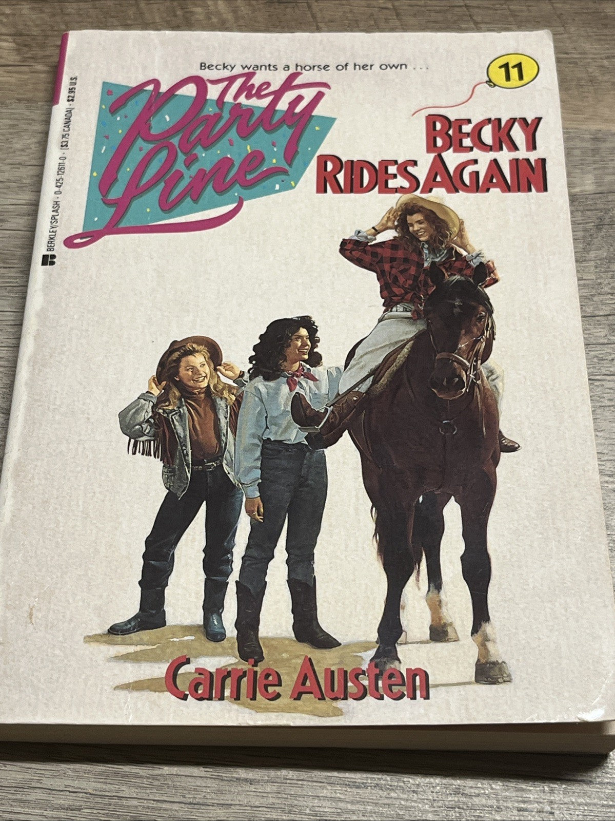 Becky Rides Again (The Party Line, No 11) - Mass Market Paperback - GOOD