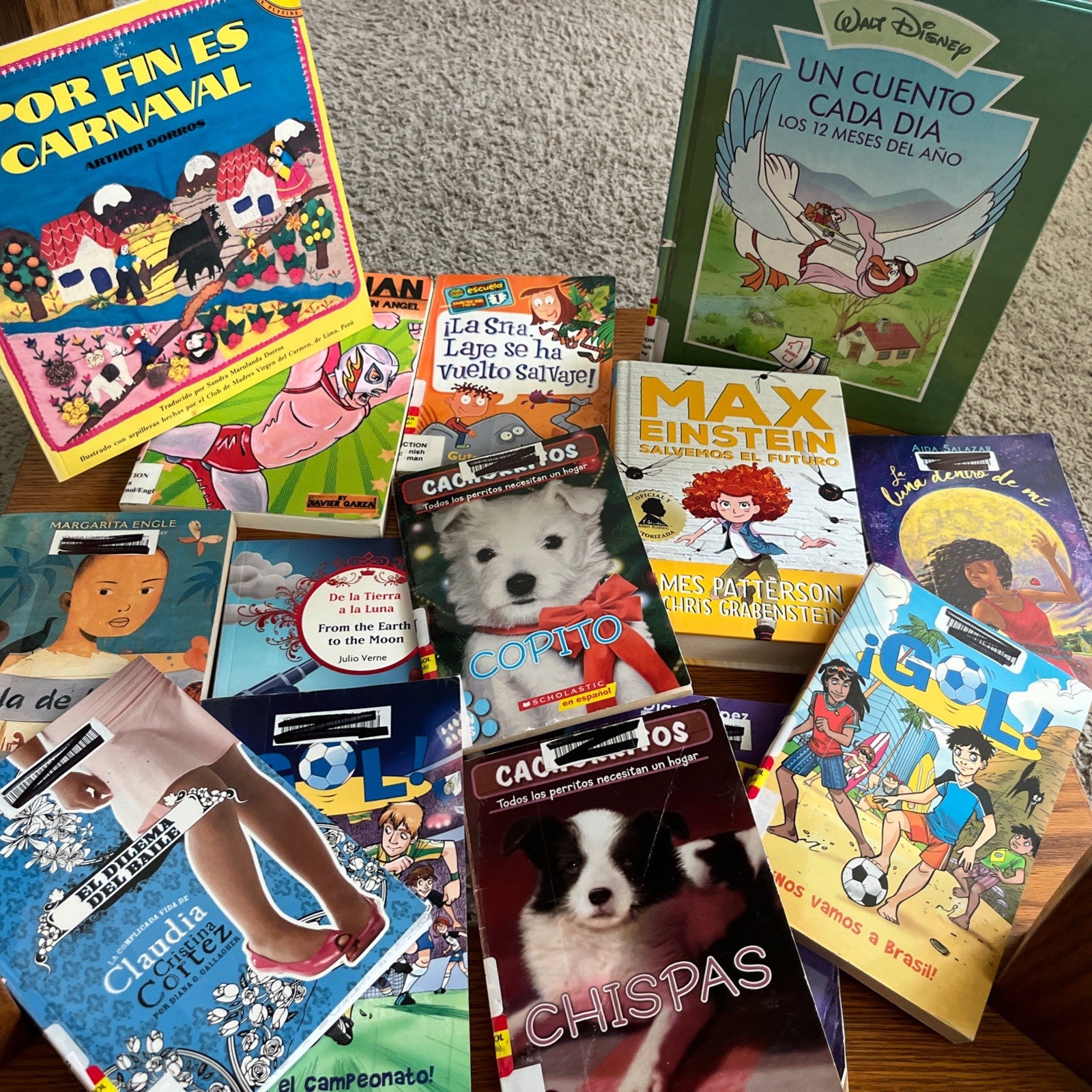 Lot of 11 Spanish Espanol Kids, Young adult Y Adult ESL Book MIX UNSORTED