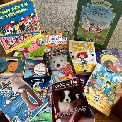 Lot of 11 Spanish Espanol Kids, Young adult Y Adult ESL Book MIX UNSORTED