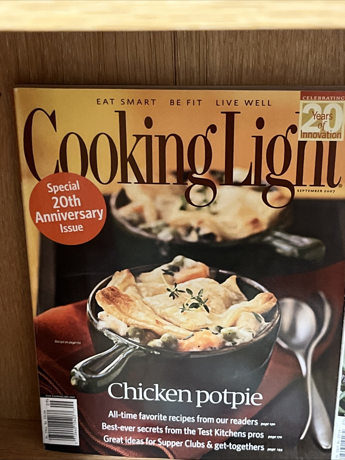 COOKING LIGHT MAGAZINES~LOT OF 5 / 2007