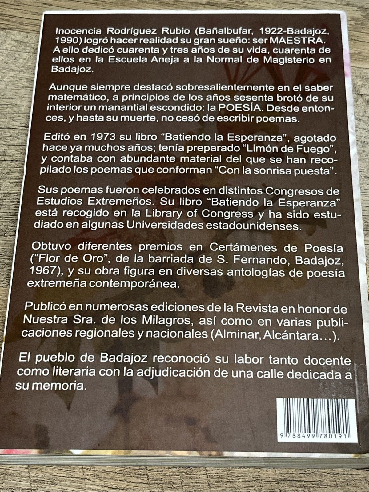 Poemas Inocencia Rodríguez Rubio Serie Portia
