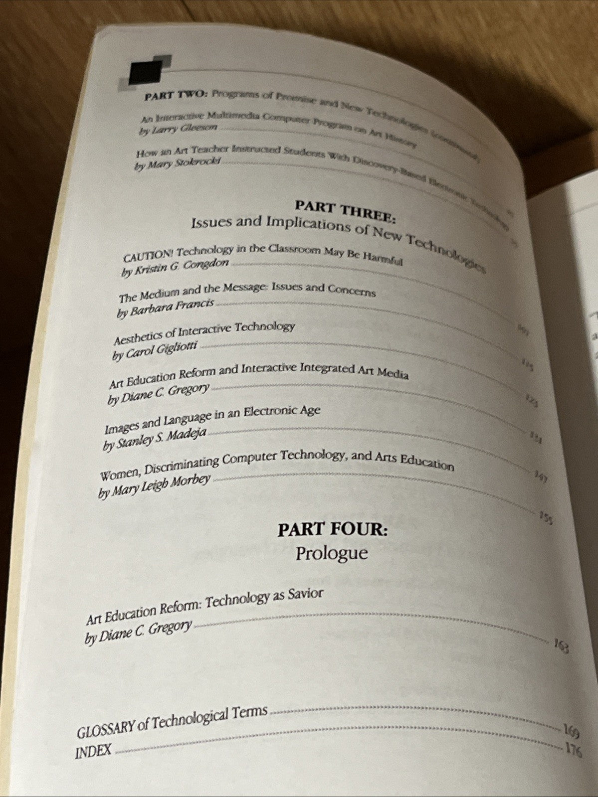 NEW TECHNOLOGIES AND ART EDUCATION: IMPLICATIONS FOR By Diane C. Gregory 1997
