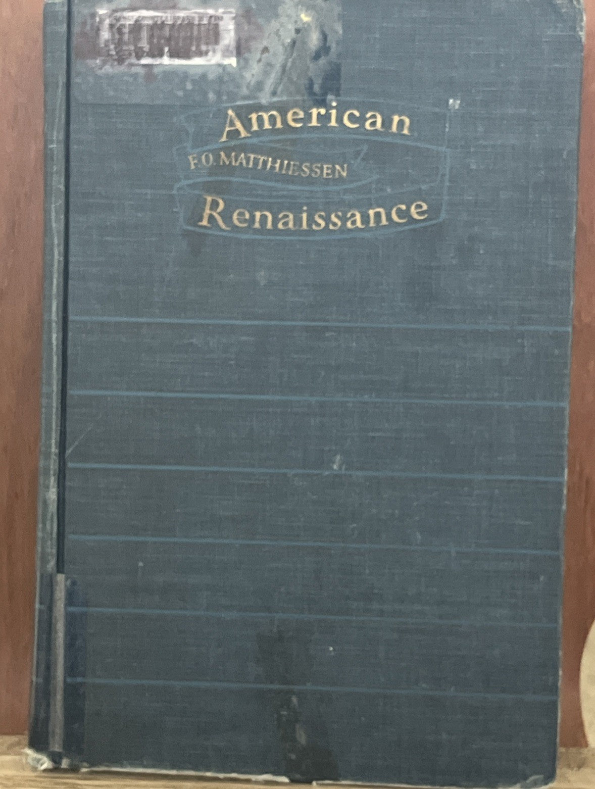 American Renaissance by F.O. Matthiessen (HC 1962 Print.) NO DJ ACCEPTABLE