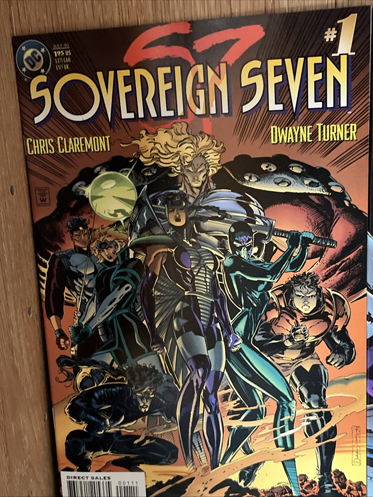 Sovereign Seven S7 DC Comic Books #1 #2 #3 #4 #5  #6 #7 #8 Clement Turner Lot 8
