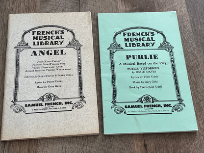 ANGEL and PURLIE Victorious Ossie Davis & Udell/Geld/ French's Musical Library/