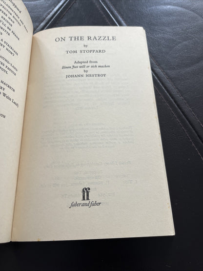 On the Razzle by Tom Stoppard From Einen Jux Will er Sich Machen Johann Nestroy