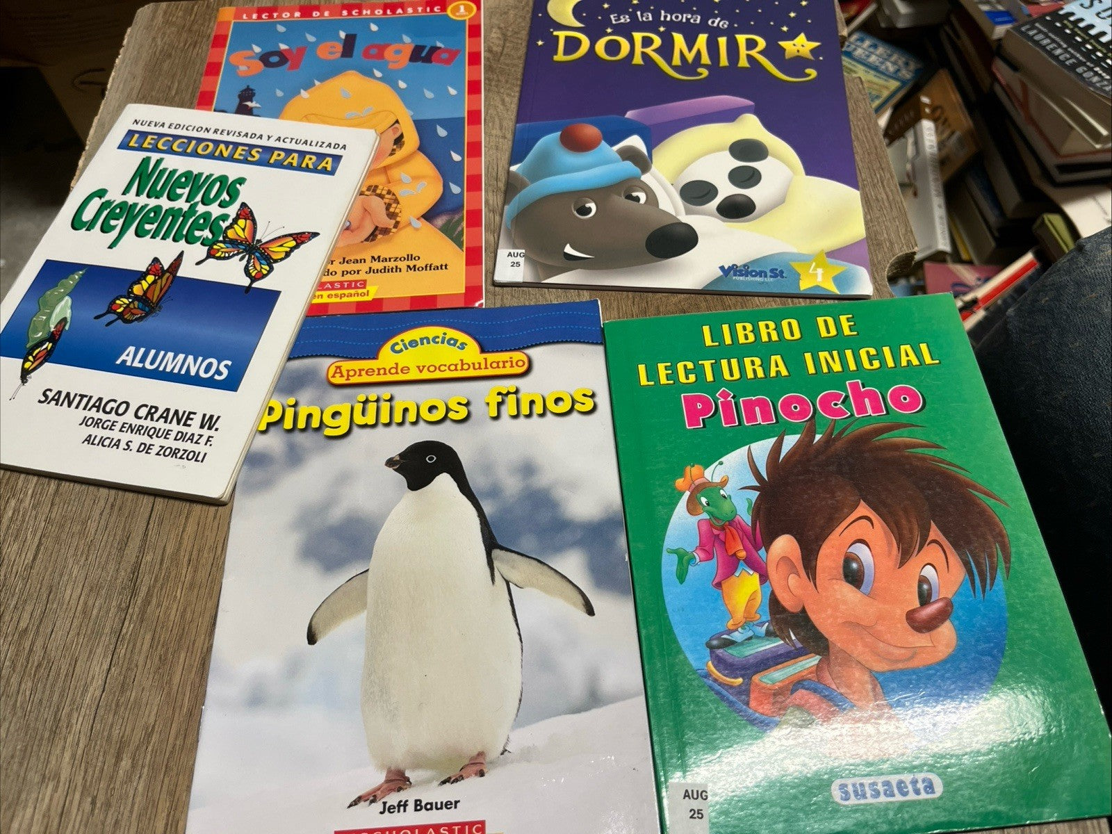 Spanish Children Book Lot 1 2 Vocabulario Bilingual Mickey, El Canto, La Pintura