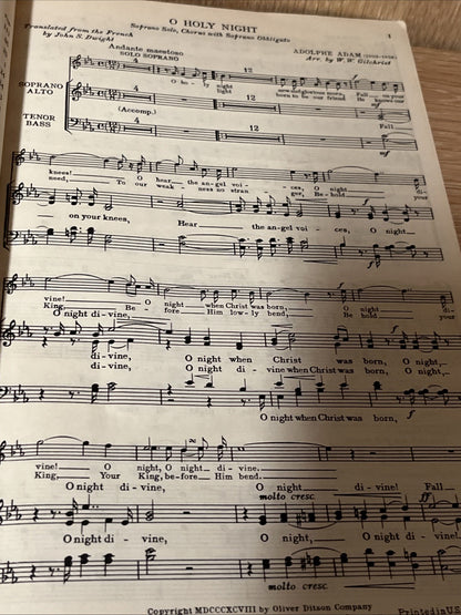 Master Choruses - Voice Parts - Mixed Voices Sacred - 1933 Sheet Music
