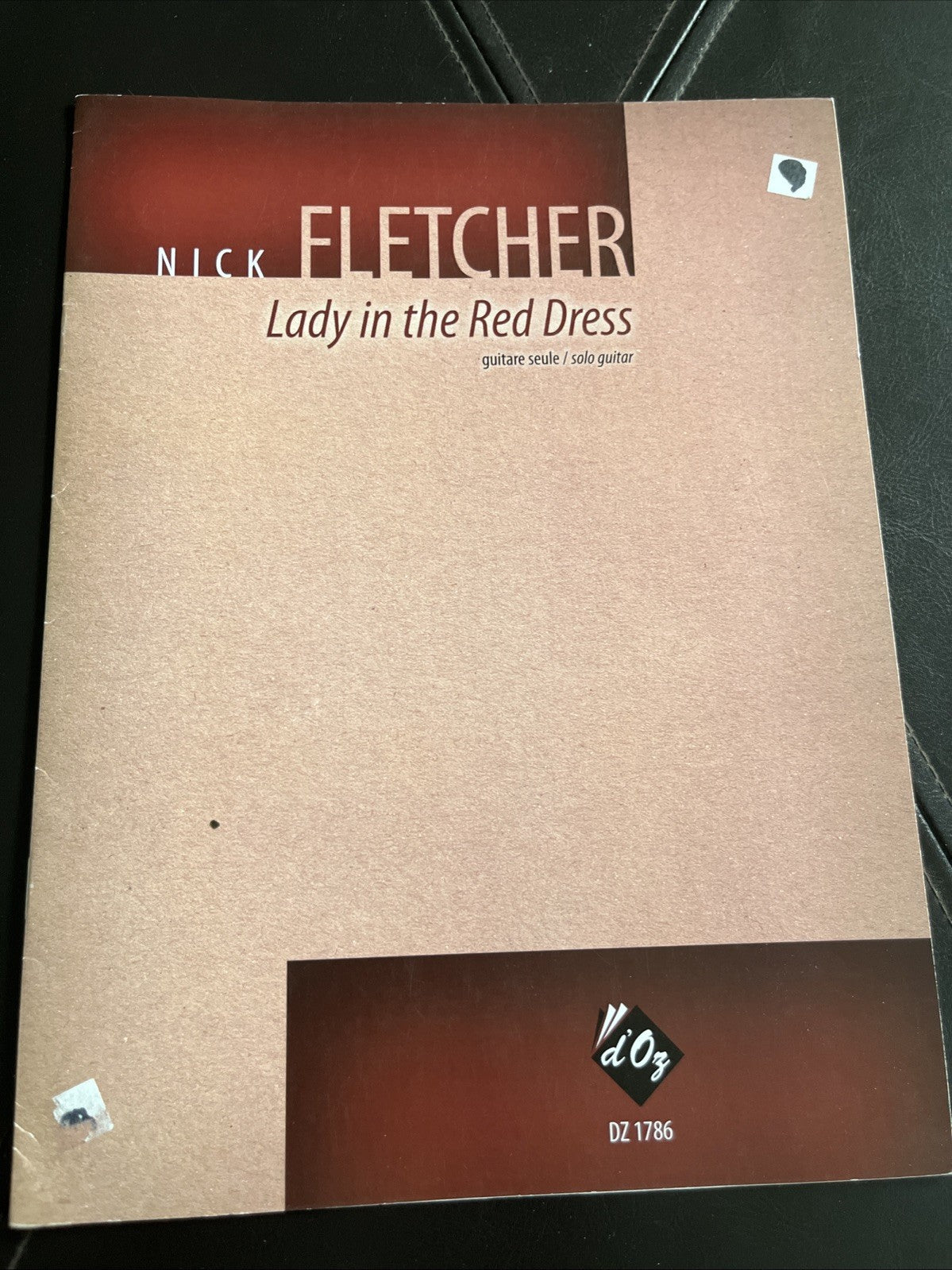 Nick Fletcher : Lady in the Red Dress Guitar Seule/Solo Guitar