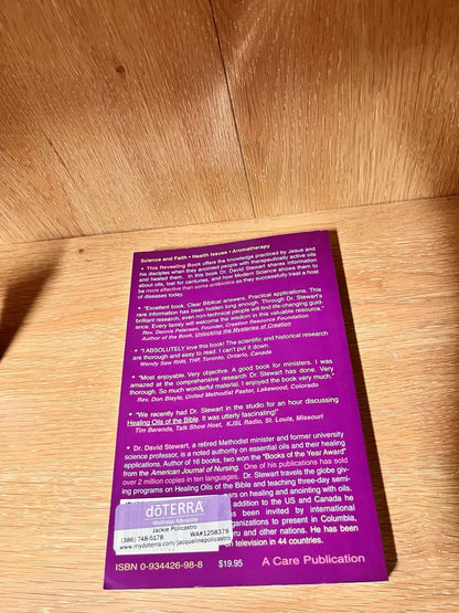 Healing Oils of the Bible by David Stewart