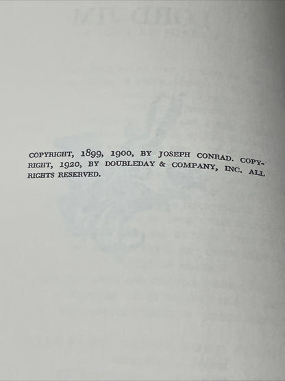 joseph conrad books: Lord Jim  (1920)