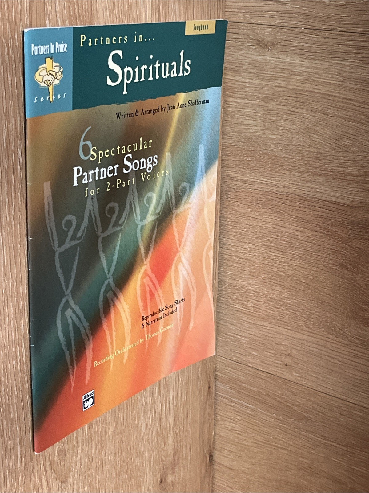 Jean Anne Shafferman PARTNERS IN SPIRITUALS: 6 SPECTACULAR PARTNER SONGS ( No CD
