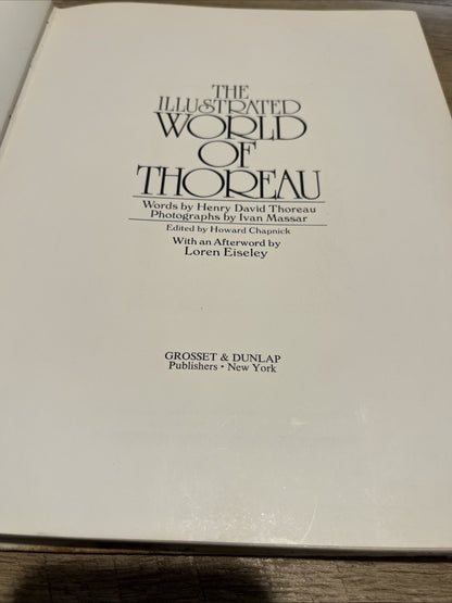 Thoreau, Henry David. The Illustrated World of Thoreau.  1974. Illustrated by Iv