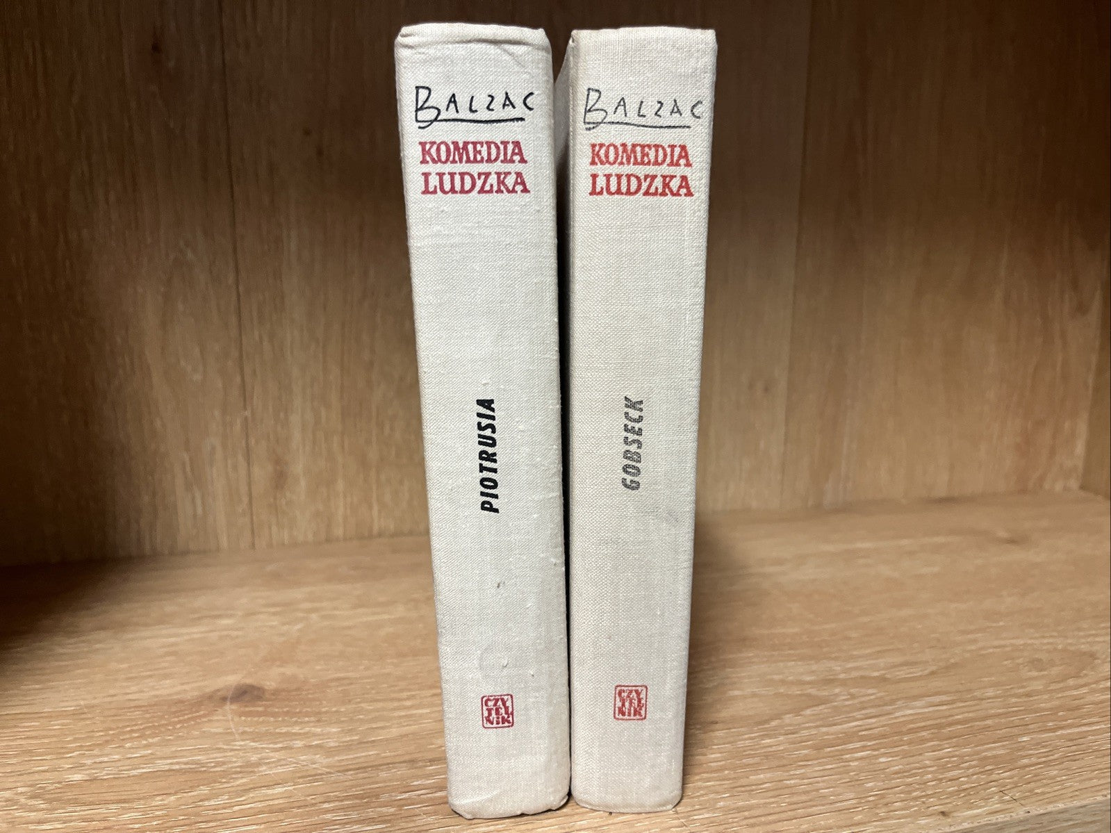 GOBSECK and Piotrusia Honoriusz Balzac Komedia Ludzka  Volume V and VIII