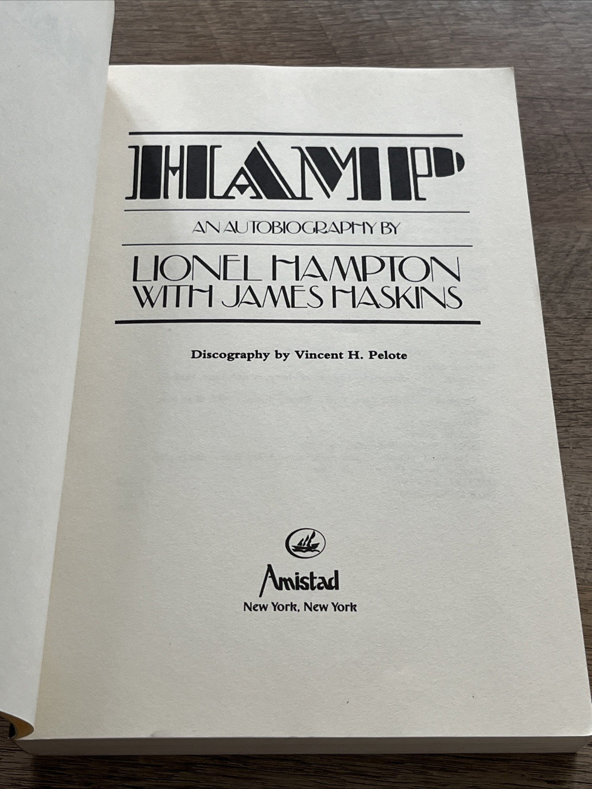 Hamp By Lionel Hampton With James Haskins 1993