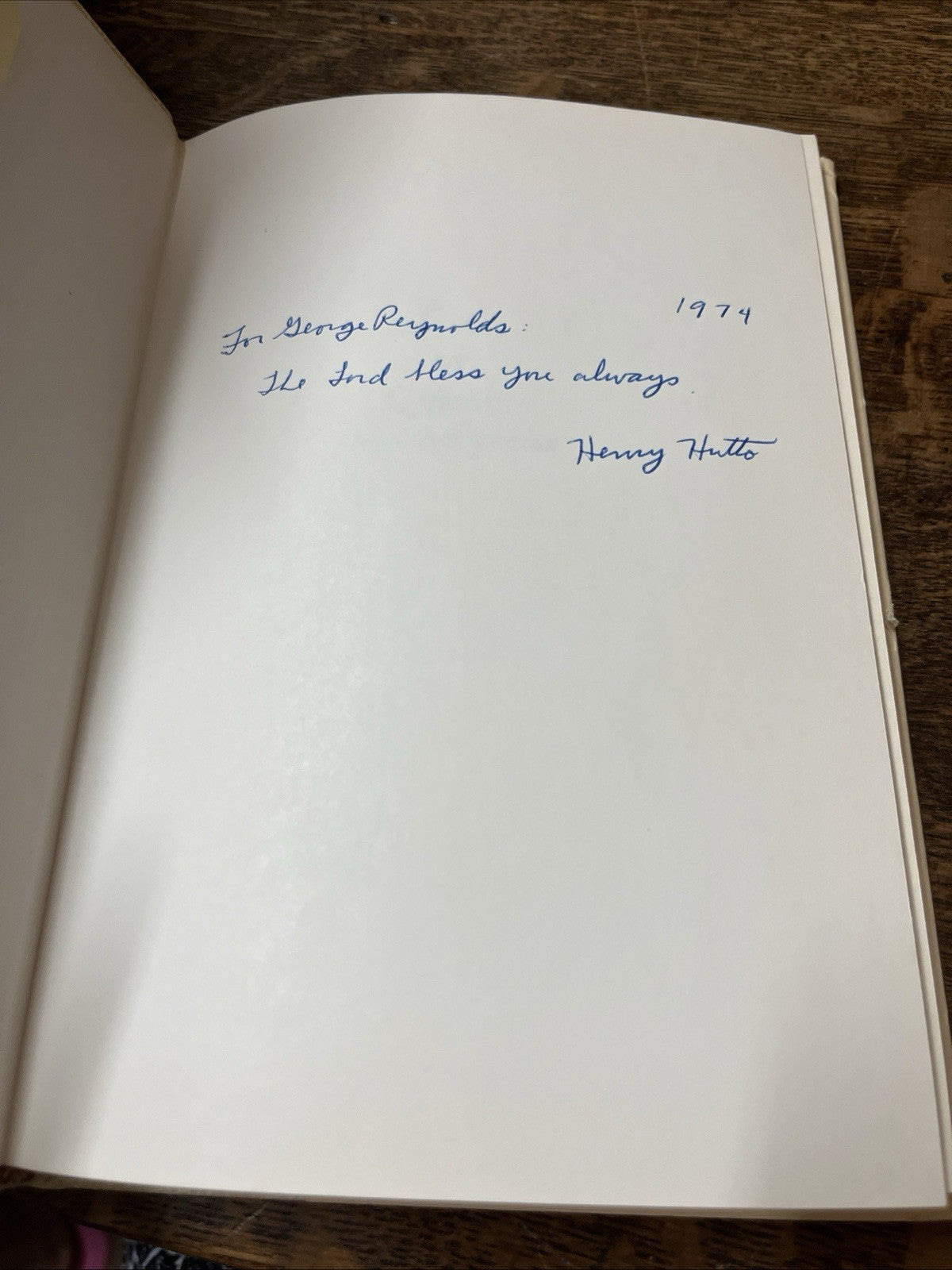 God of Quasars and Other Poems by Henry Hubert Hutto HC/DJ Signed by Author 1975