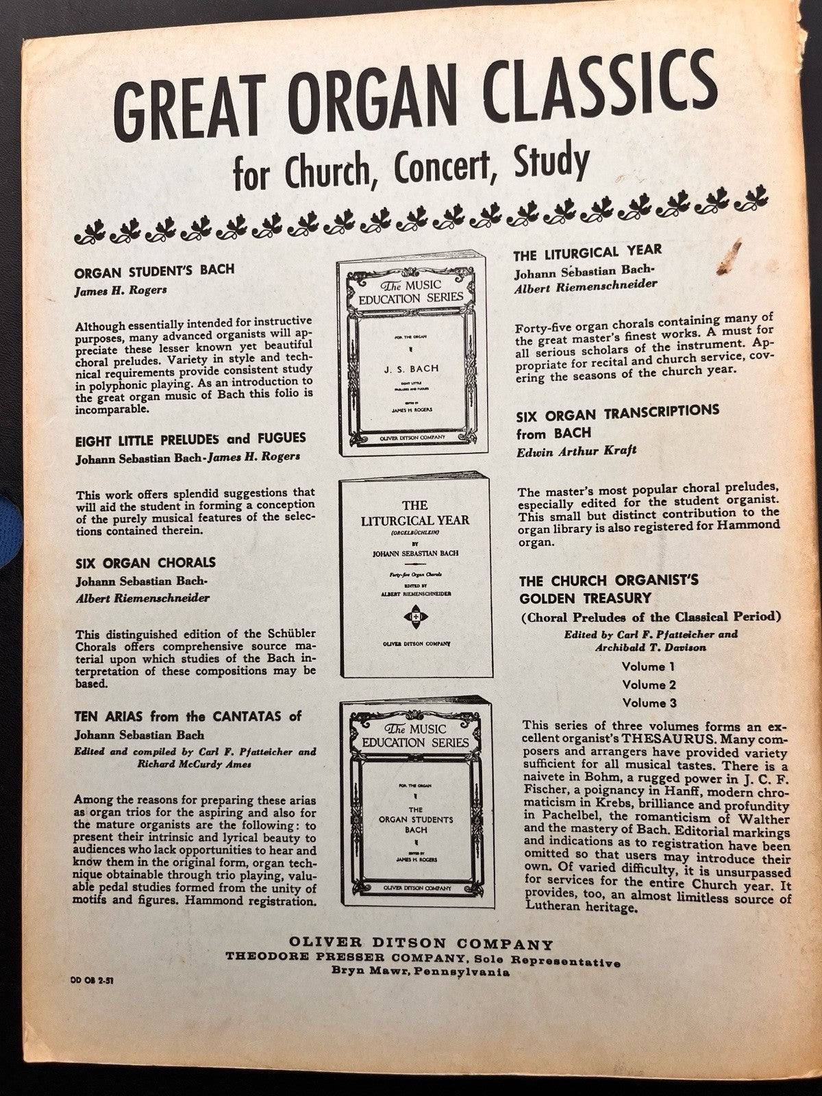 The Church Organist’s Golden Treasury: An Anthology of Choral Preludes Vol. 1