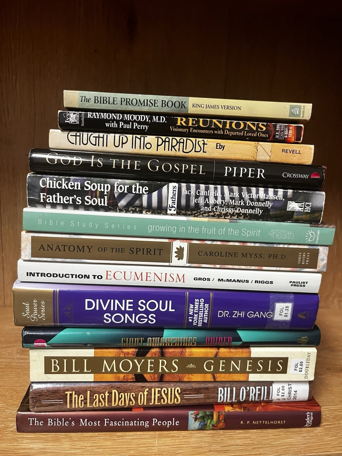Christian Used Book Lot 13lbs Random Mixed Religion Book