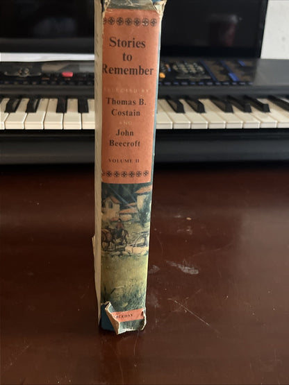 Vintage Stories To Remember by Thomas B. Costain 1956 Hardcover