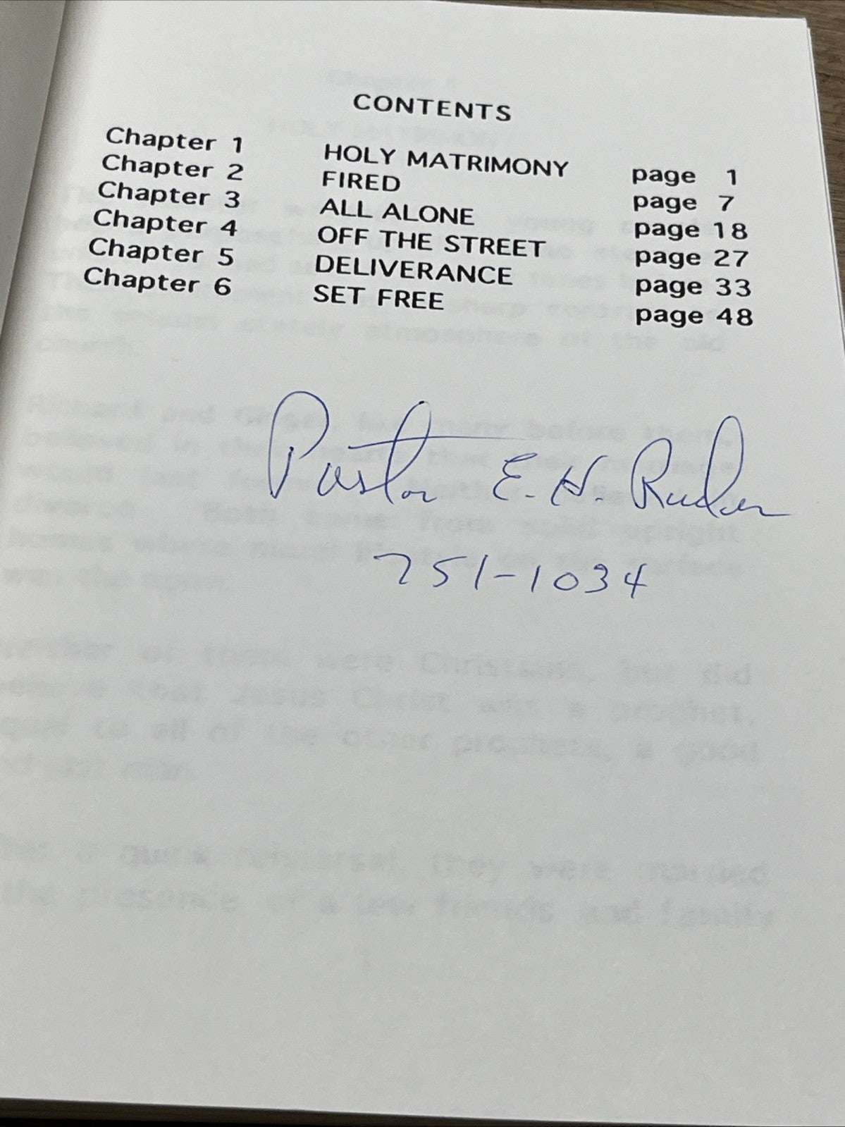 Street People U.S.A. II: The Lonely Streets by Ed Ruder SIGNED COPY
