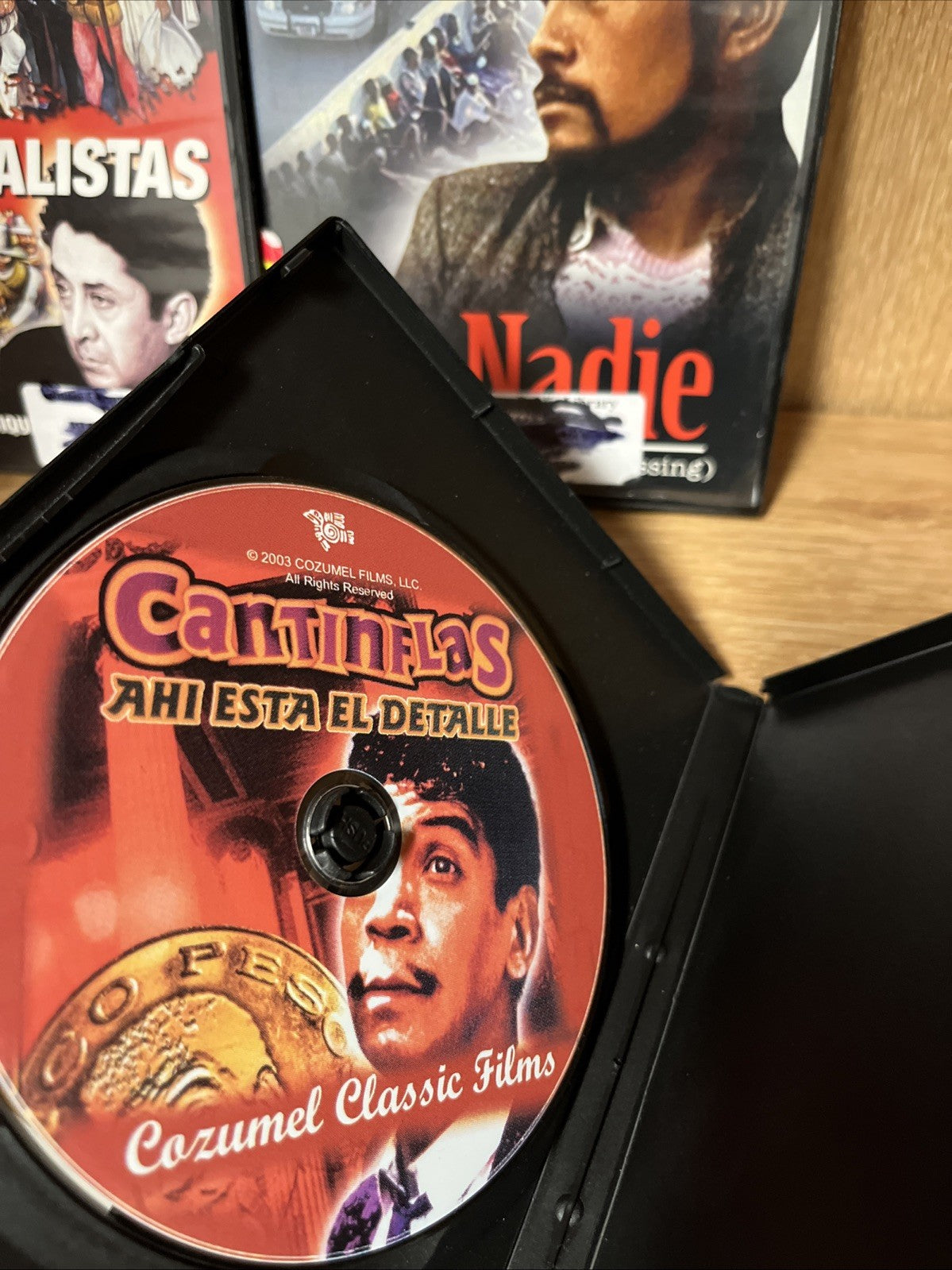 3 Spanish Movie dvd Grandes Muralistas y De Nadie, Ahí está el comedian