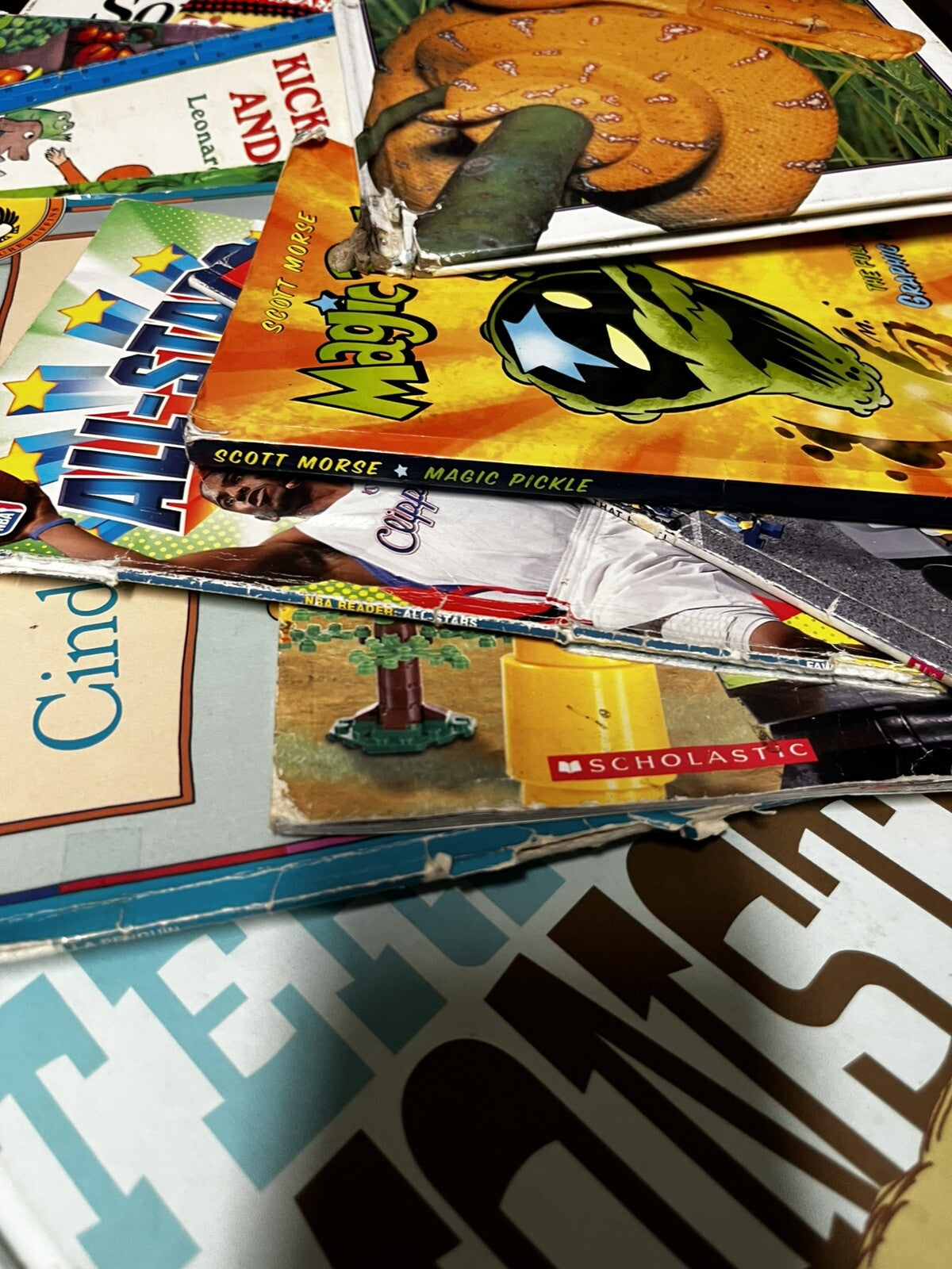 Bulk Lot of 20 Children's Paperback Picture Books Random Mix - acceptable