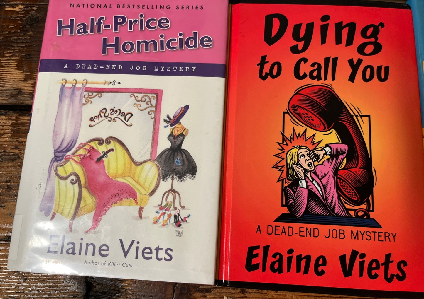 elaine viets books Lot 5 Dead-End Mystery Josie Marcus Mystery Shopper Hardcover
