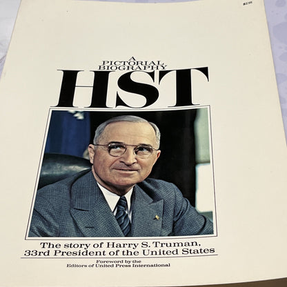 A Pictorial Biography HST Harry S. Truman by David S. Thompson, 1973 Softcover