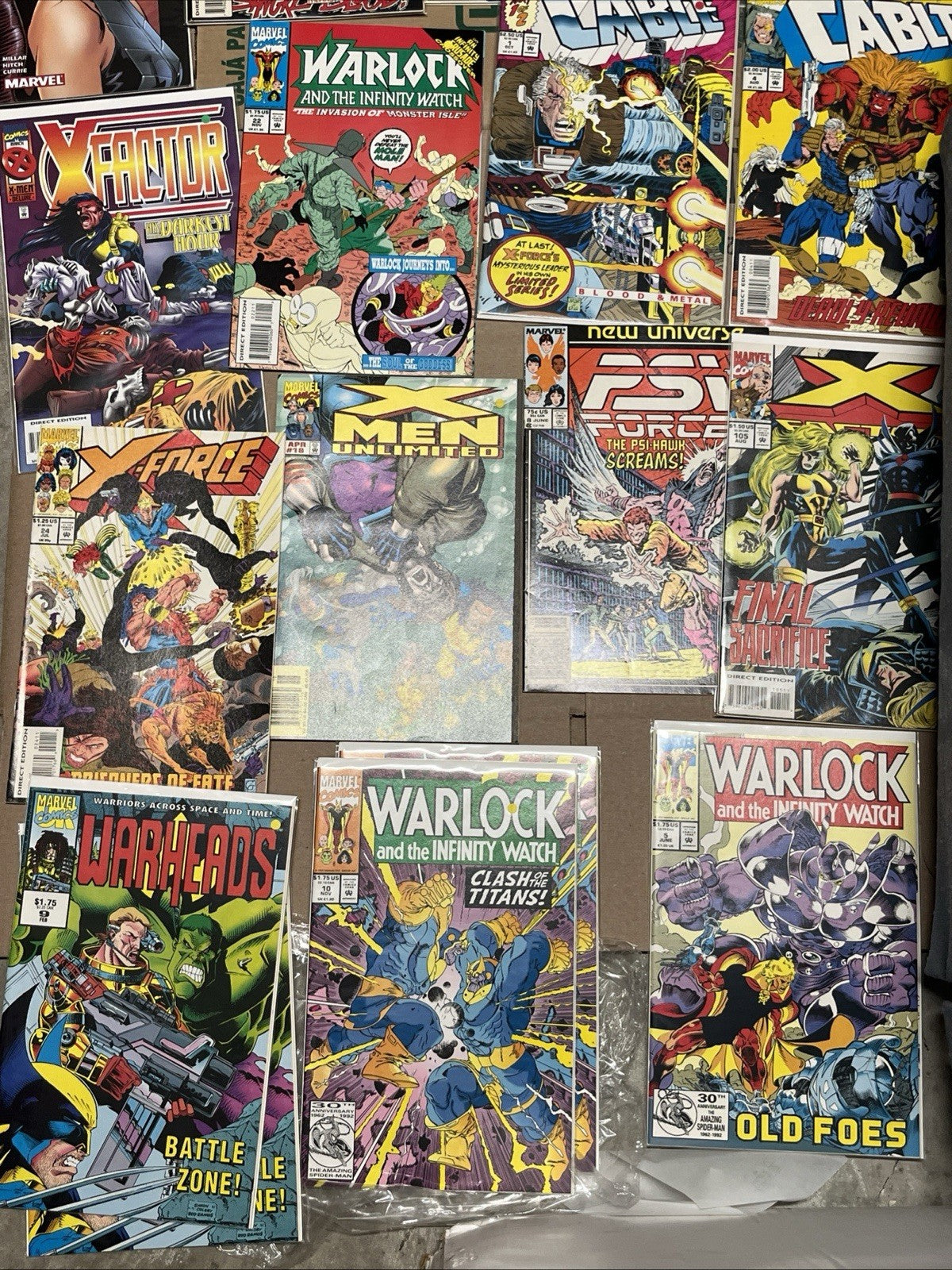 Marvel COMICS BOOK LOT 45 Mixed Marvel Books Punisher DC No Dup Bulk