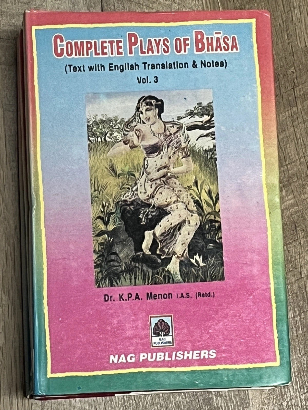 Complete Plays Of Bhasa 3 Volume Set By Dr Menon