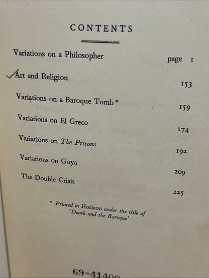 Themes and Variations: Essays- Aldous Huxley, Chatto Windus 1954