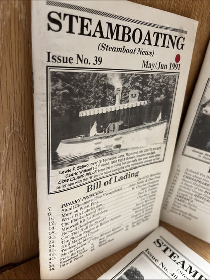 Lot of 13 Steamboating News Issues Mag Fomerly Steamboat News 1990/1991/1992