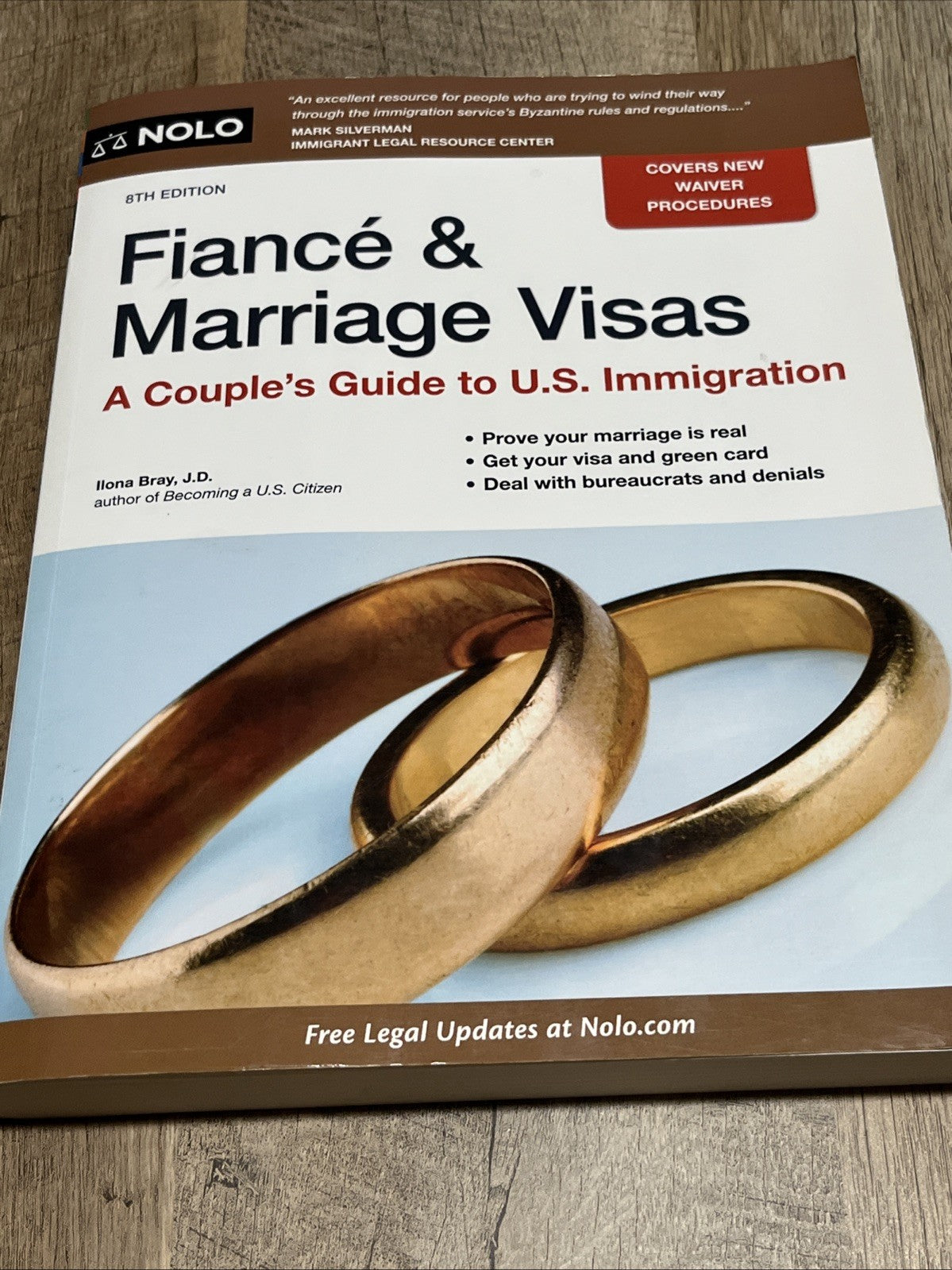 FIANCE AND MARRIAGE VISAS: A COUPLE'S GUIDE TO U.S. By Bray Ilona Jd **Mint**