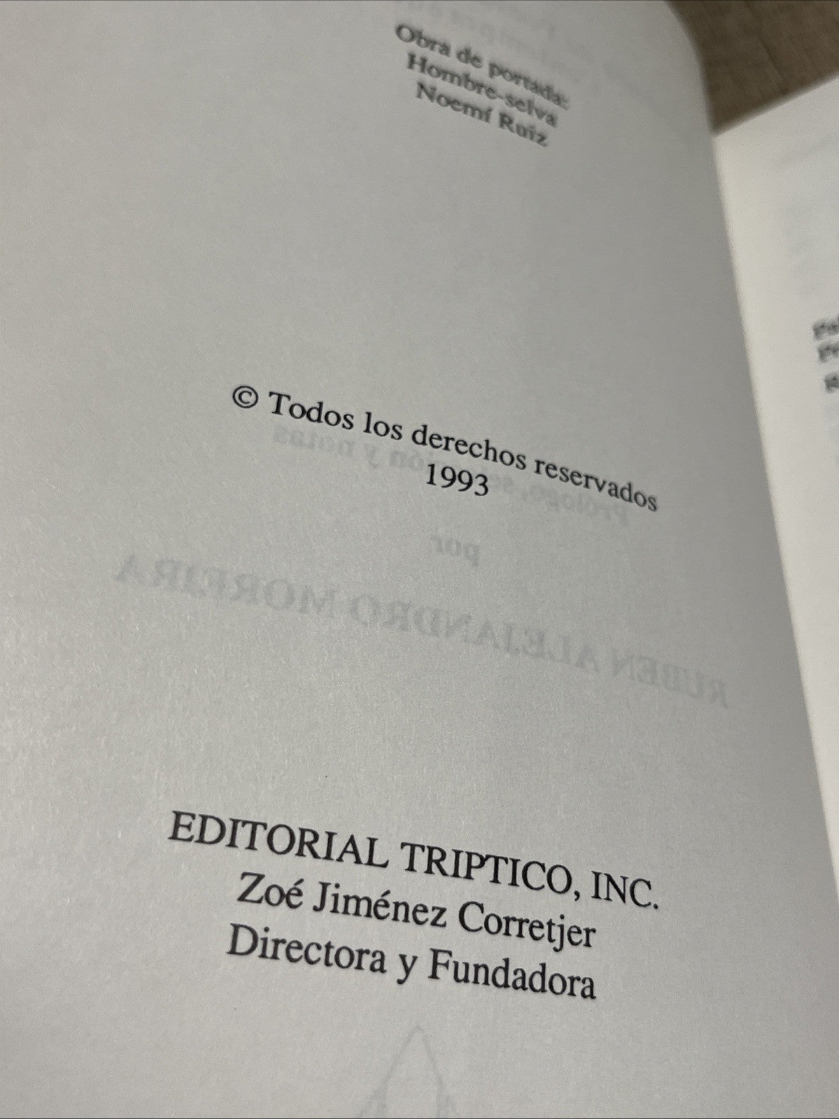 Antologia De Poesia Puertorriquena Contemporanea (1993)