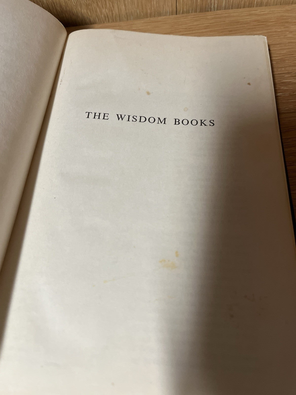 Wisdom Books of Jerusalem Bible