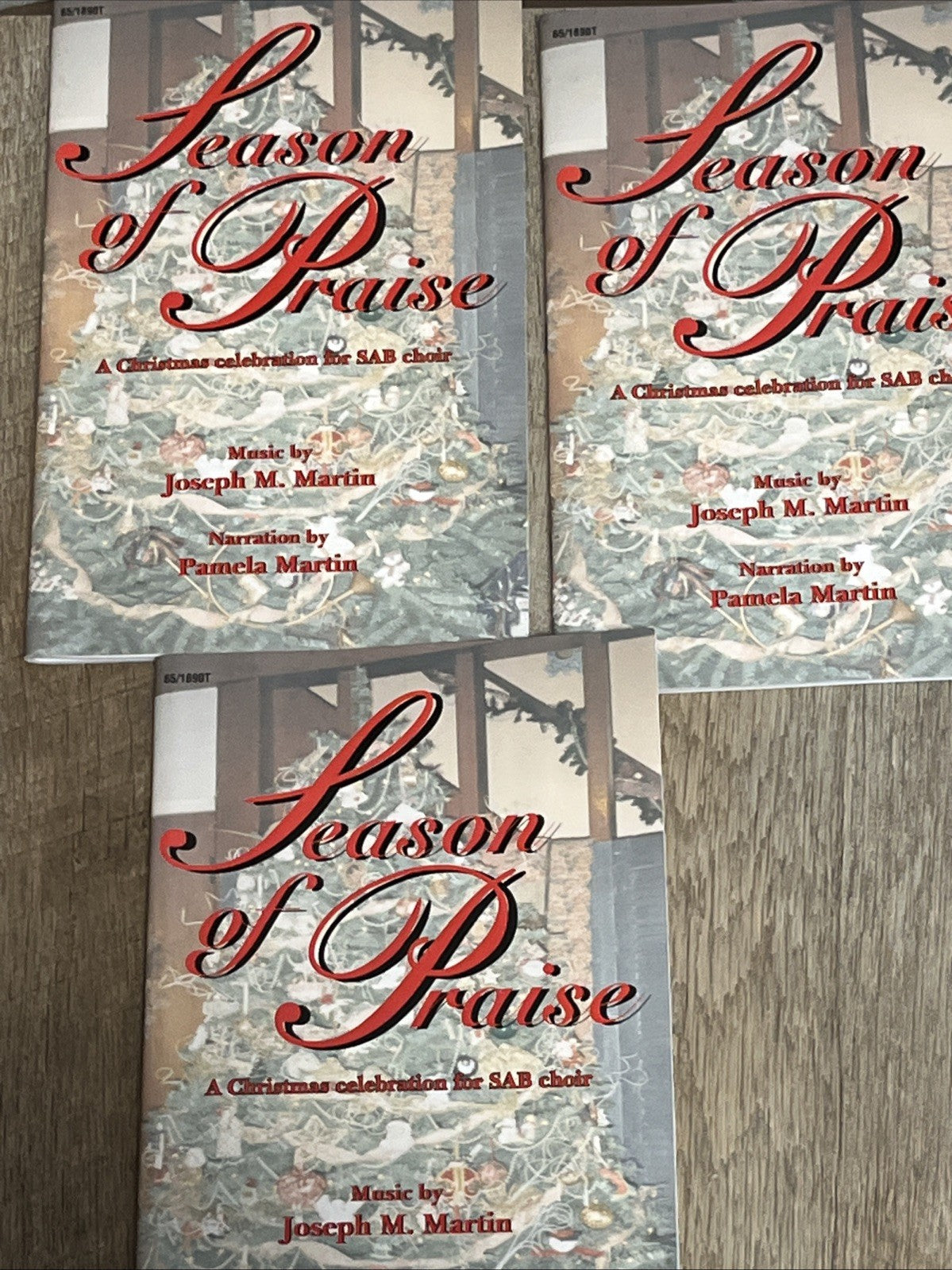 Lot Of 8 Season of Praise A Christmas Celebration for SATB Choir